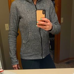 Lululemon Grey Scuba Hoodir